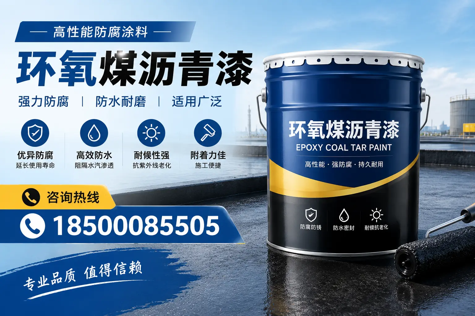 环氧煤沥青漆的主要成分与功能，山南用户深度了解